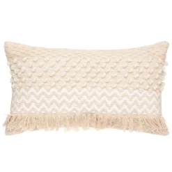 Ozdobna poduszka Cot Sand, bawełniana, boho, 30 x 50 cm