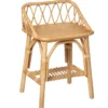 Ozdobna szafka nocna do pokoju dziecięcego, 56 cm, rattanowa