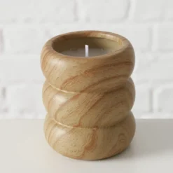 Ozdobna świeca ceramiczna LEANO, Ø 6,5 cm