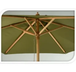 Parasol ogrodowy drewniany, Ø 250 cm
