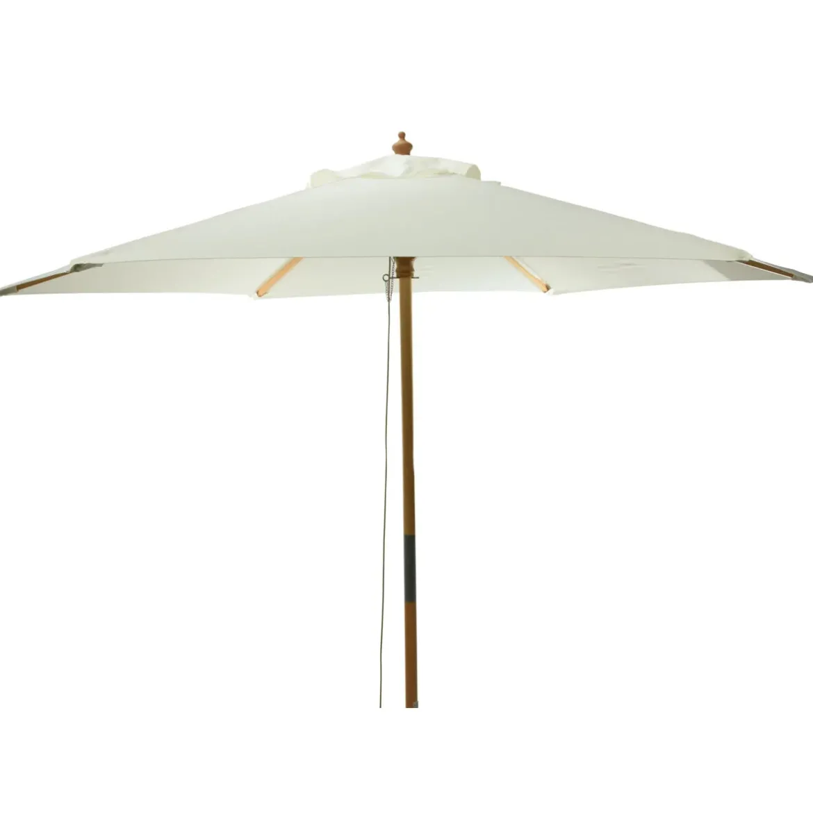Parasol ogrodowy drewniany, Ø 250 cm
