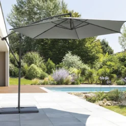 Parasol ogrodowy ze stelażem, MANOA, 300 cm