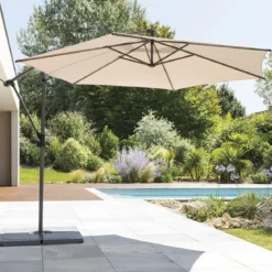 Parasol ogrodowy ze stelażem, MANOA, 300 cm