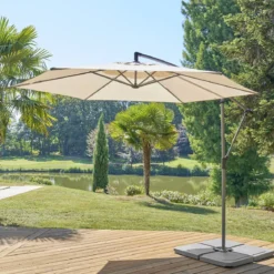 Parasol ogrodowy ze stelażem, MANOA, 300 cm