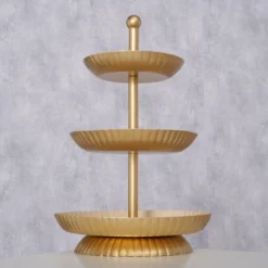Patera trzypoziomowa CLIO, wys. 40,5 cm