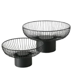 Patery metalowe na owoce CINDY, 2 szt. Ø 30-39 cm