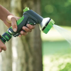 Pistolet do węża ogrodowego RIBIMEX, regulacja strumienia, 7 trybów