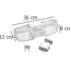 Półka łazienkowa pod prysznic CADDY Premium montowana na drążku prysznica, WENKO