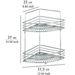 Półka łazienkowa 2 poziomy MILANO, WENKO