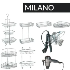 Półka łazienkowa 2 poziomy MILANO, WENKO
