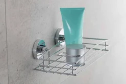 Półka łazienkowa Vacuum-Loc - stal chromowana, WENKO