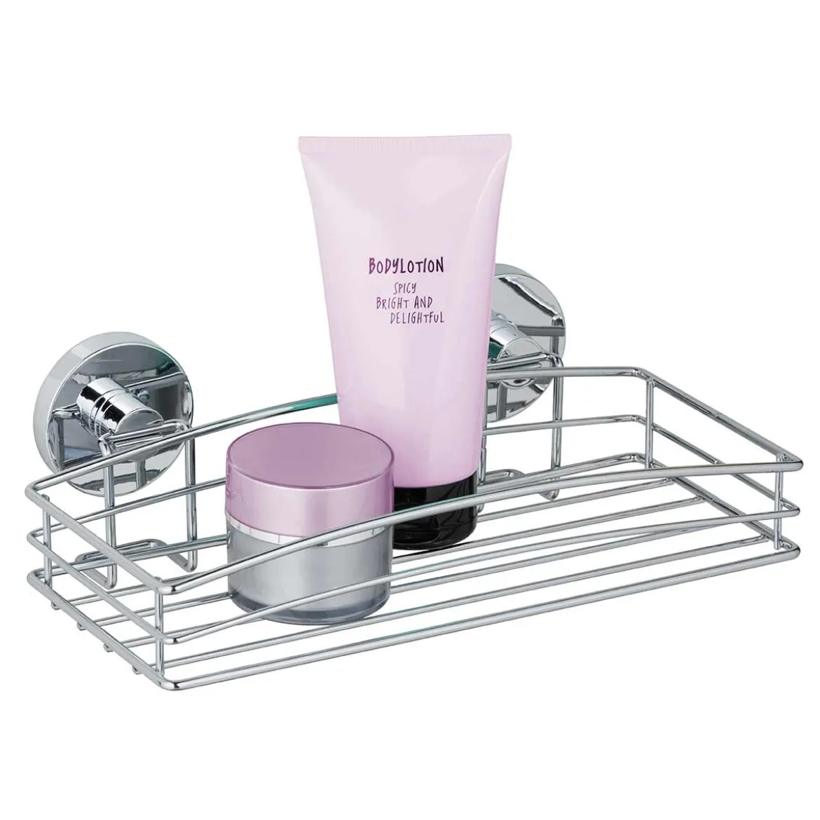 Półka łazienkowa Vacuum-Loc - stal chromowana, WENKO