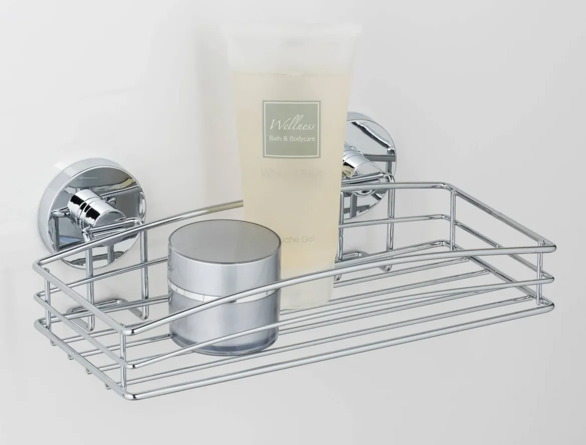 Półka łazienkowa Vacuum-Loc - stal chromowana, WENKO