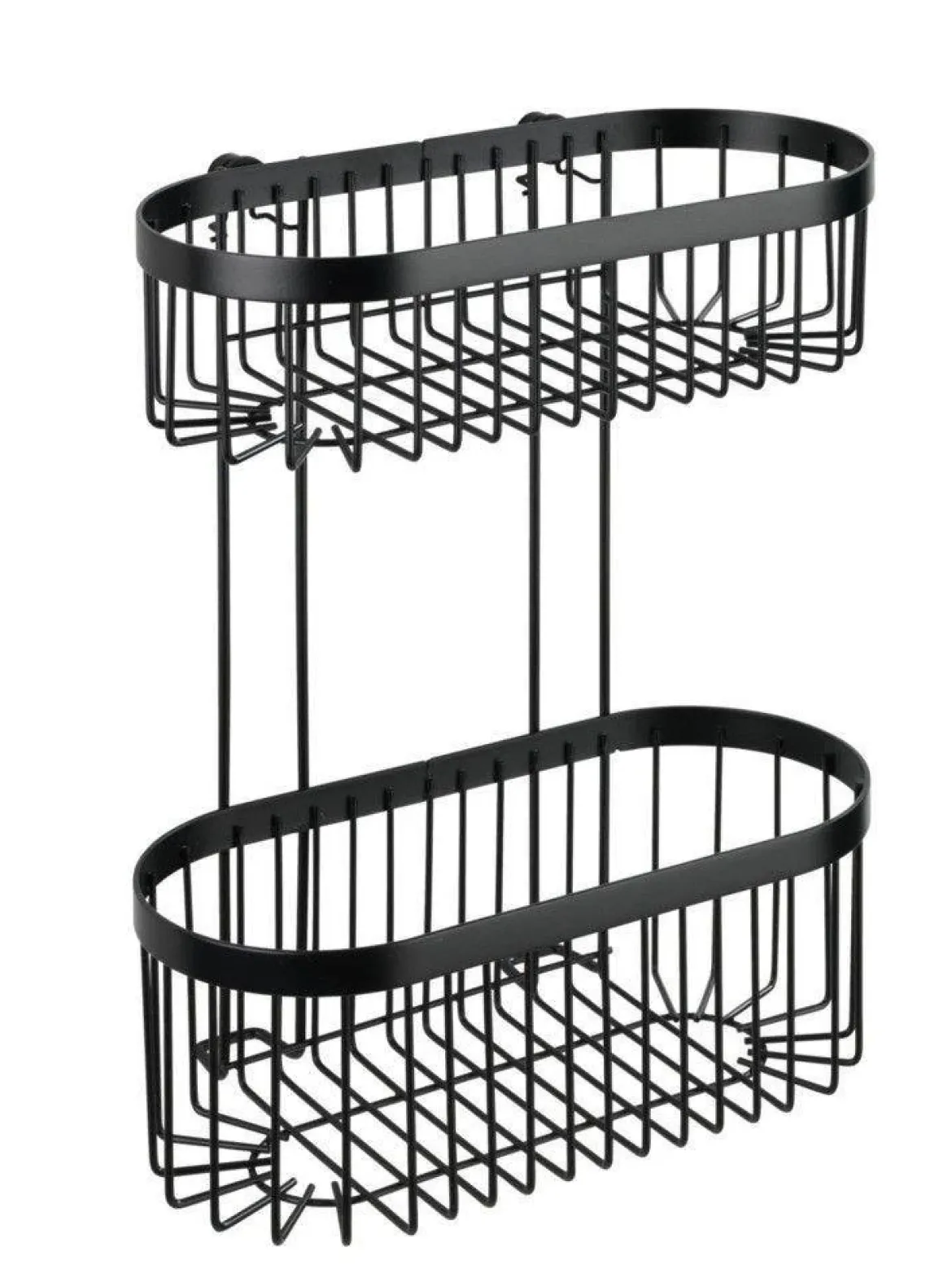 Półka łazienkowa wisząca Classic-Plus, 2 poziomy, WENKO