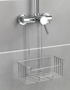 Półka łazienkowa zawieszana na baterii prysznicowej CADDY MILO, WENKO
