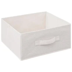 Półka bambusowa TIDY z 6 materiałowymi koszami, wys. 78,5 cm