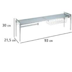 Półka kuchenna EXQUISIT - stal chromowana, WENKO