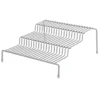 Półka na blat kuchenny, metalowa, 3 poziomy, 26 x 25 x 11,5 cm