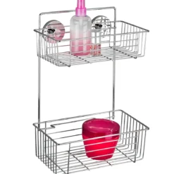 Półka pod prysznic BARI Vacuum-Loc, dwupoziomowa, WENKO