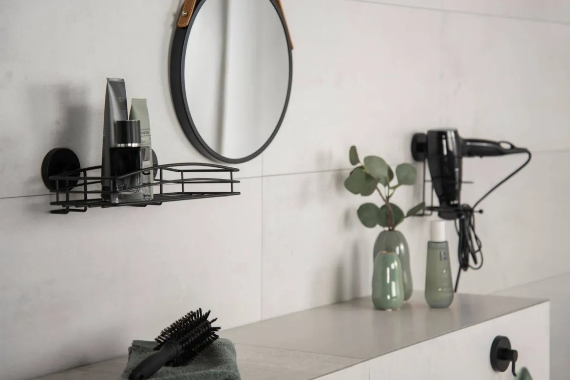 Półka pod prysznic Vacuum-Loc, metalowa, WENKO