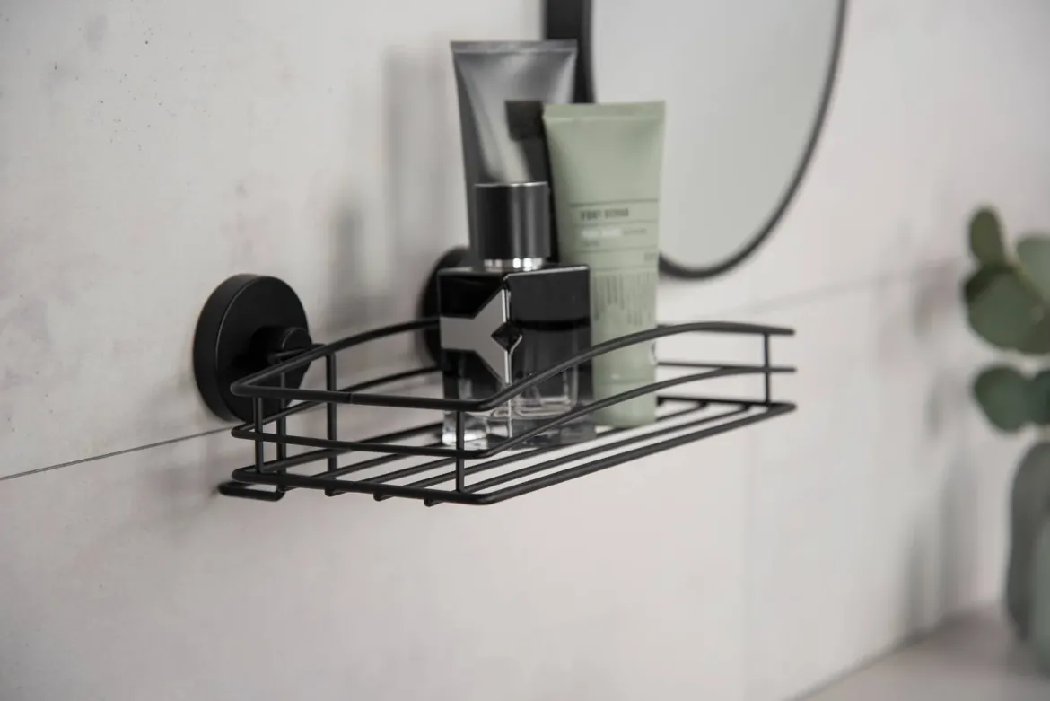 Półka pod prysznic Vacuum-Loc, metalowa, WENKO