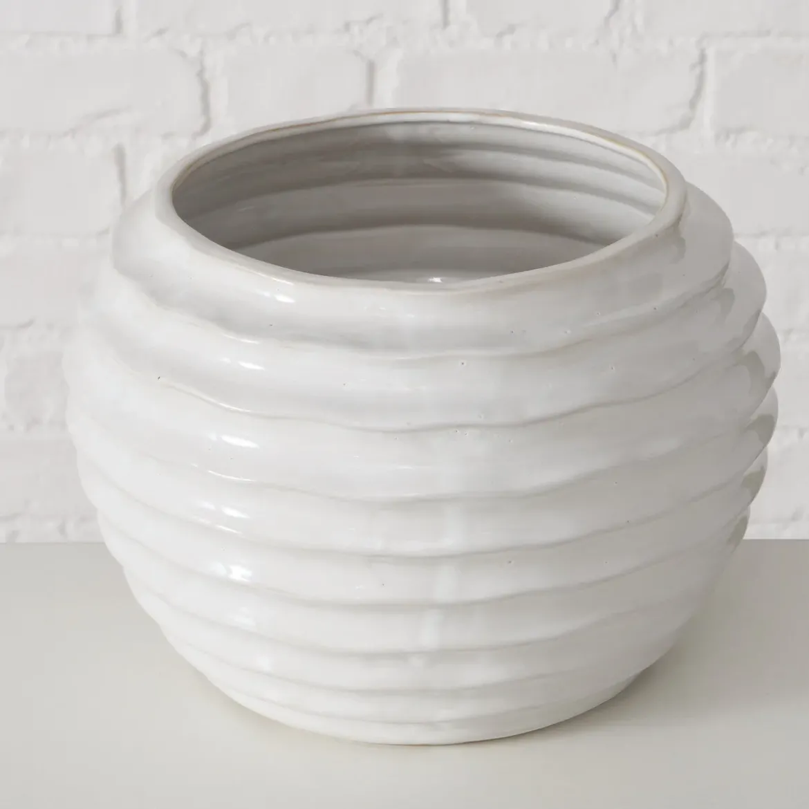 Pękaty wazon ceramiczny NANNY, Ø 17 cm
