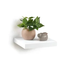 Półka wisząca na ścianę z MDF, dł. 25 cm
