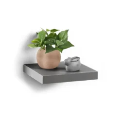 Półka wisząca na ścianę z MDF, dł. 25 cm