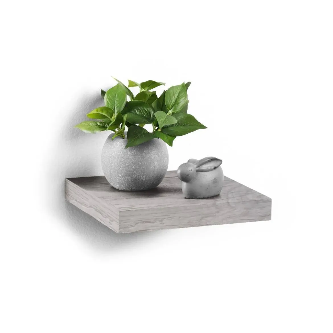Półka wisząca na ścianę z MDF, dł. 25 cm