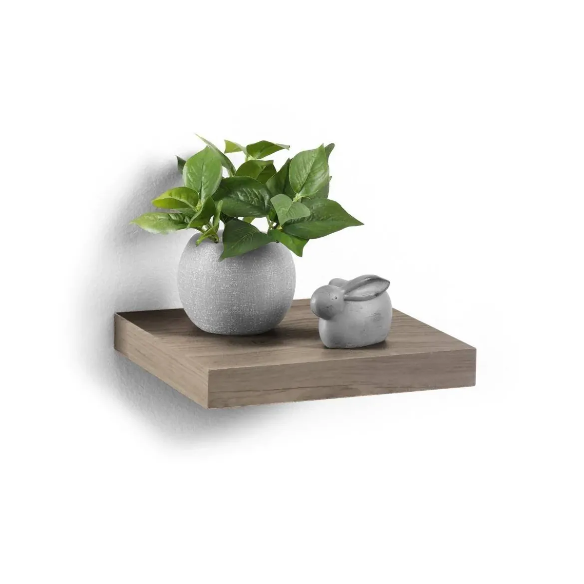 Półka wisząca na ścianę z MDF, dł. 25 cm