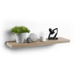 Półka wisząca na ścianę z MDF, dł. 75 cm