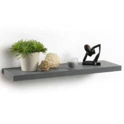 Półka wisząca na ścianę z MDF, dł. 75 cm