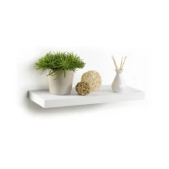 Półka wisząca na ścianę z MDF, dł. 50 cm
