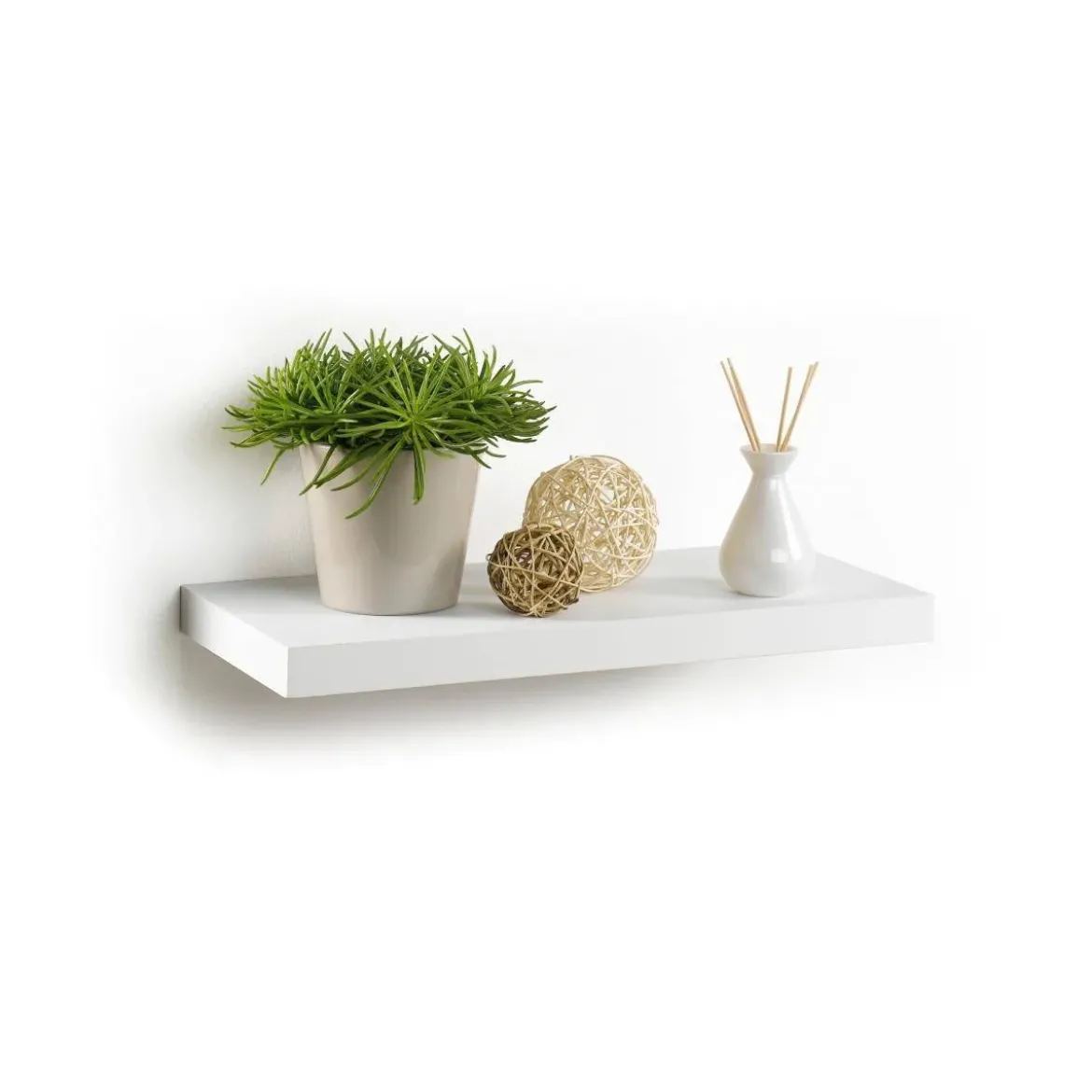 Półka wisząca na ścianę z MDF, dł. 50 cm