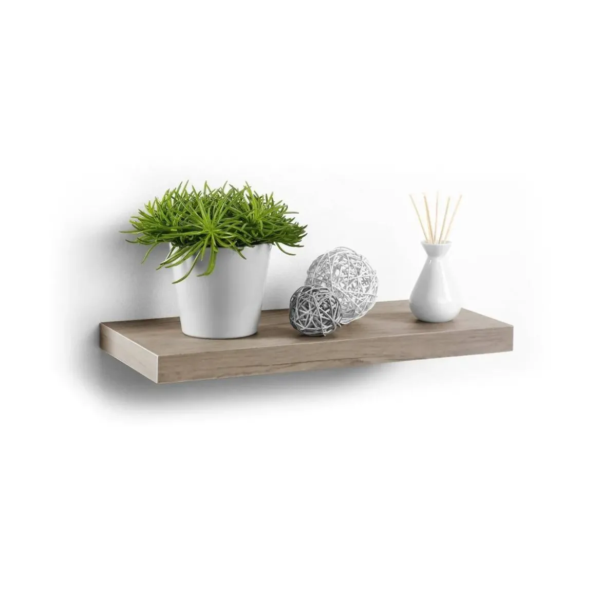Półka wisząca na ścianę z MDF, dł. 50 cm