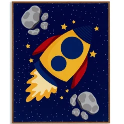 Plakat w ramce kosmos PLANET, 40 x 50 cm