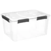 Plastikowy pojemnik z pokrywą, 75 l , 64 x 48 x 33,5 cm
