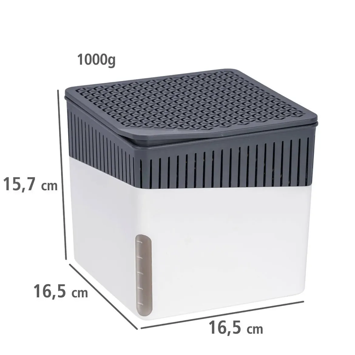 Pochłaniacz wilgoci, osuszacz adsorpcyjny + wkład 1 kg, elegancki osuszacz do pomieszczeń, WENKO