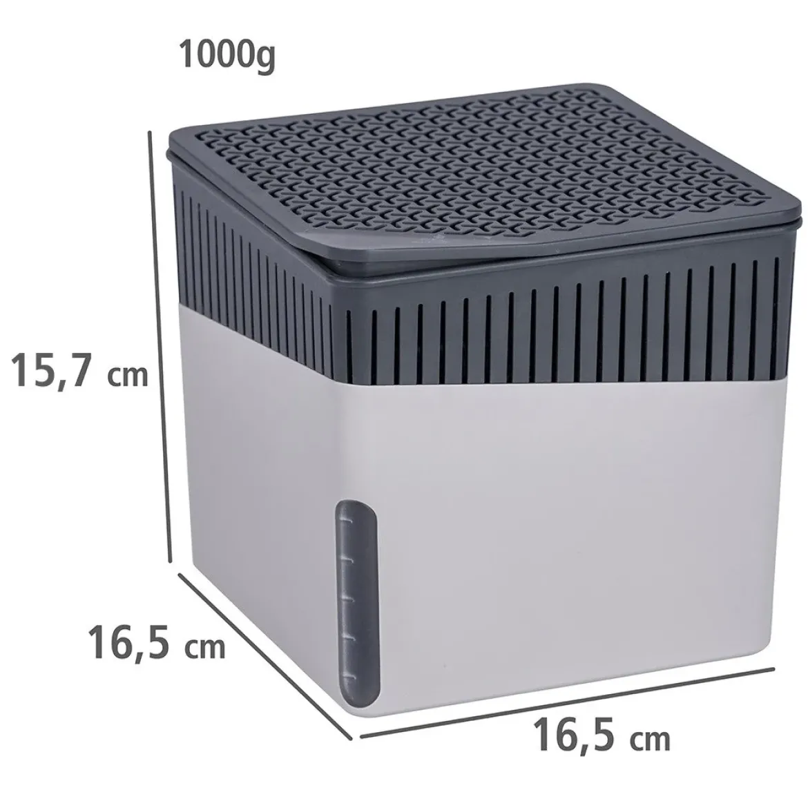 Pochłaniacz wilgoci, osuszacz adsorpcyjny + wkład 1 kg, elegancki osuszacz do pomieszczeń, WENKO