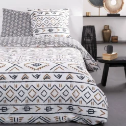 Pościel bawełniana Deco Pattern, dwustronna, 220 x 240 cm