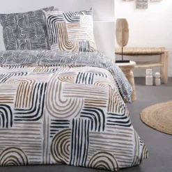 Pościel bawełniana Deco Pattern, dwustronna, 220 x 240 cm