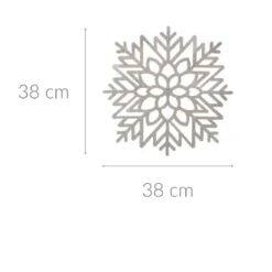 Podkładka na stół z brokatem SNOWFLAKE