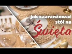Podkładka na stół z brokatem SNOWFLAKE