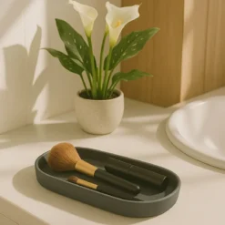 Podstawka łazienkowa na akcesoria COCON, ceramiczna