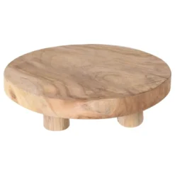 Podstawka drewniana pod doniczkę, okrągła, Ø 30 cm