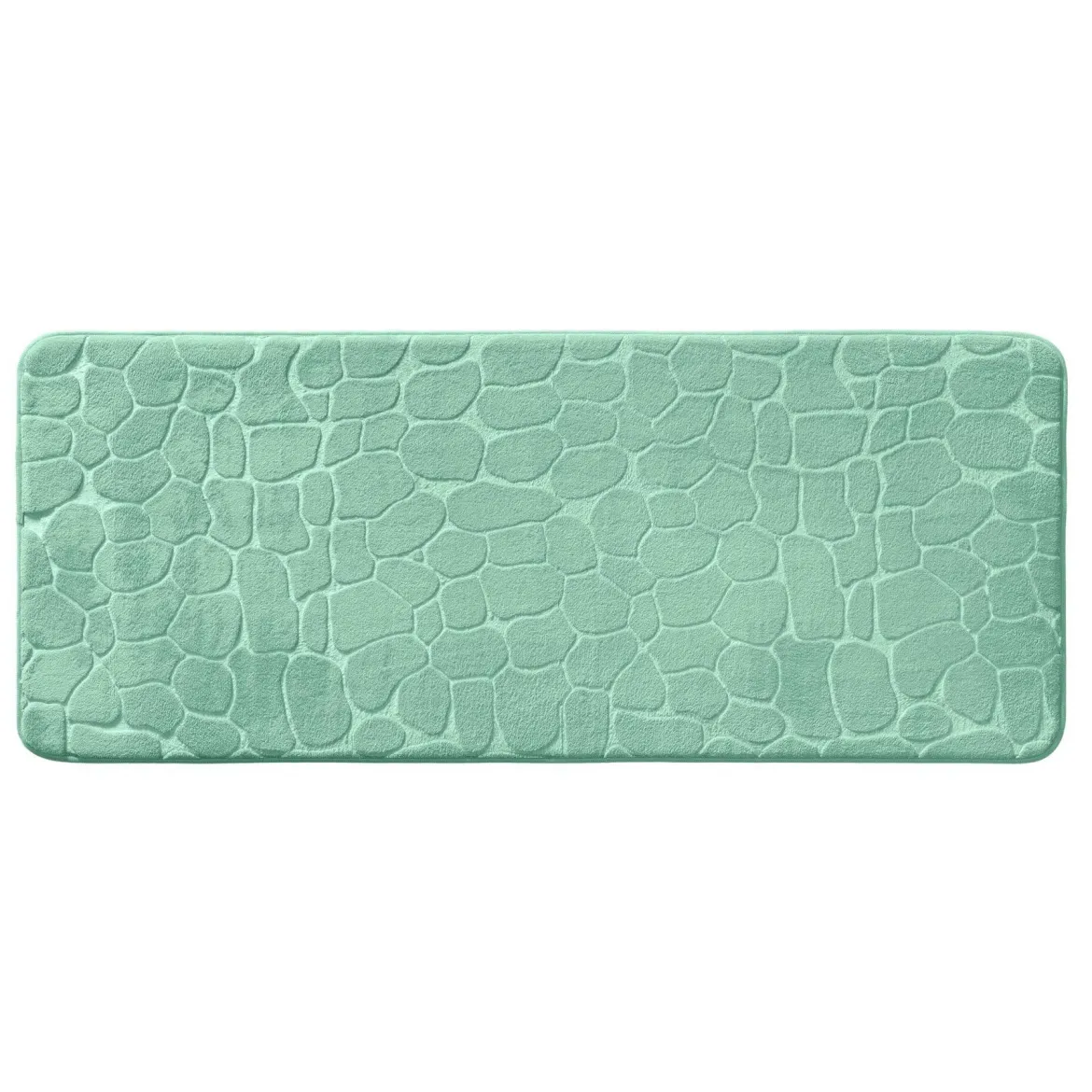 Podłużna mata łazienkowa z tłoczonym wzorem, 50 x 120 cm
