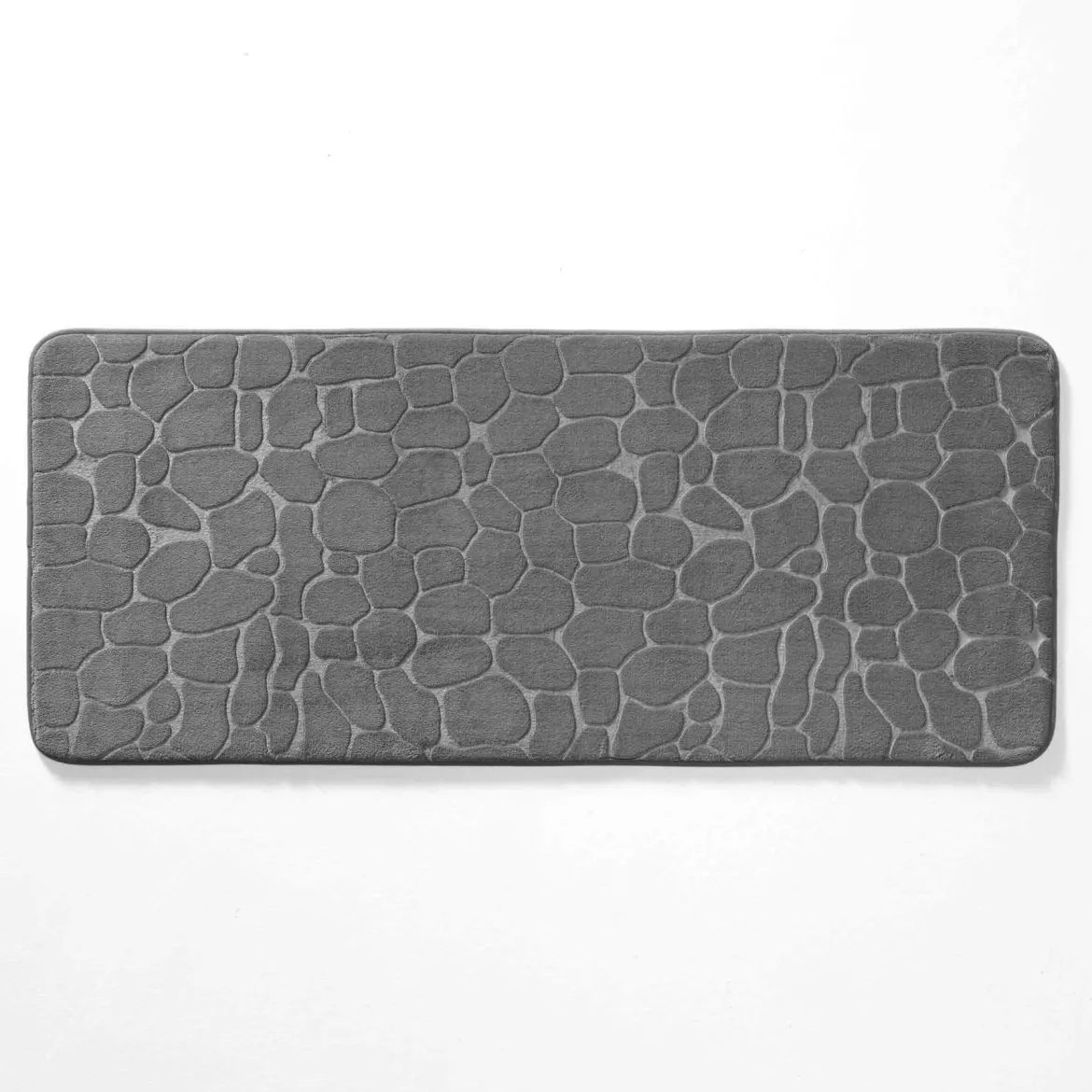 Podłużna mata łazienkowa z tłoczonym wzorem, 50 x 120 cm