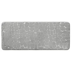 Podłużna mata łazienkowa z tłoczonym wzorem, 50 x 120 cm