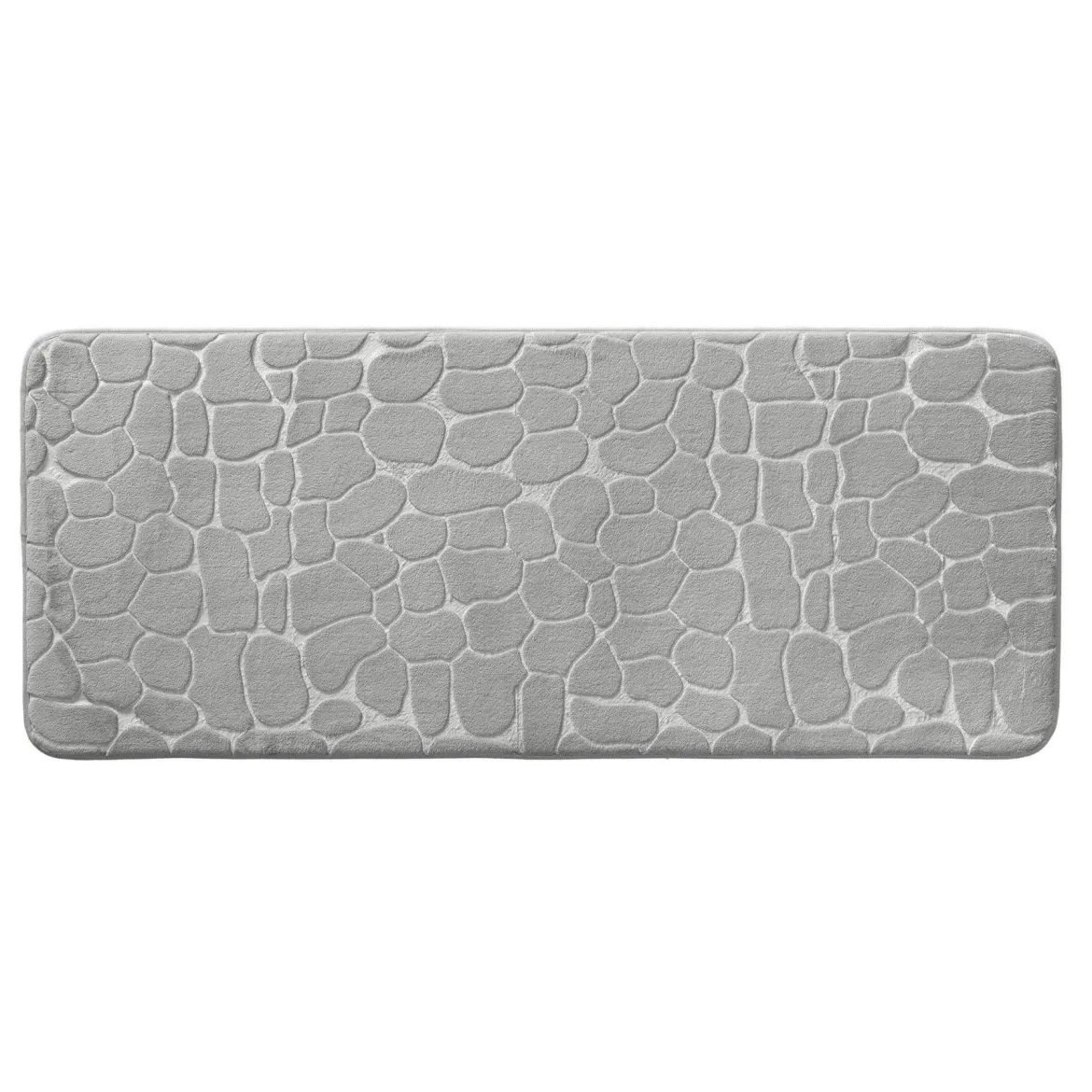 Podłużna mata łazienkowa z tłoczonym wzorem, 50 x 120 cm