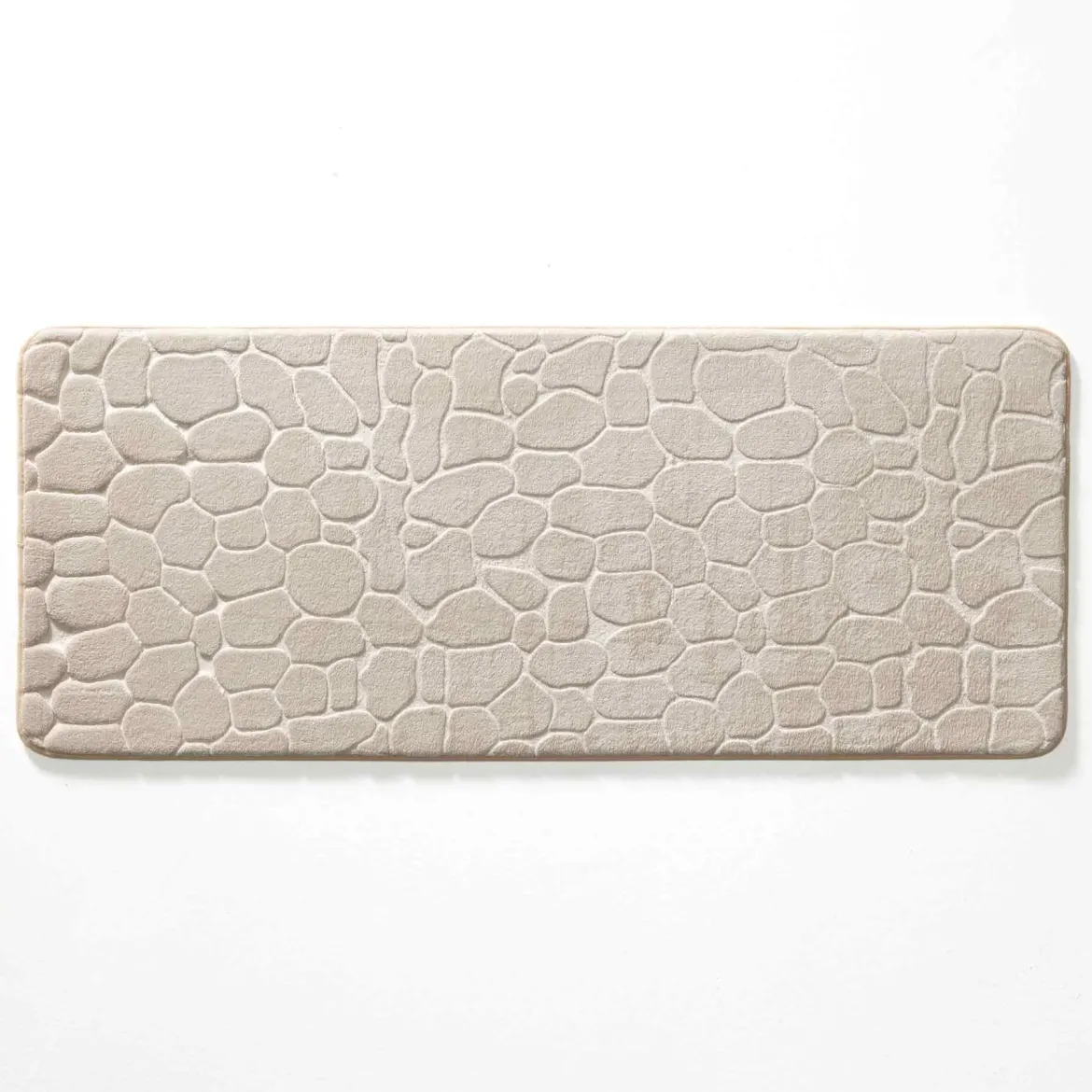 Podłużna mata łazienkowa z tłoczonym wzorem, 50 x 120 cm